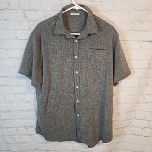 Men's Coofany Button-Up Shirt, Size Large